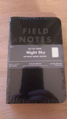 Field Notes Night Sky Edition - Sealed 3-Pack