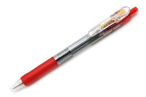 Zebra Tapli Clip Ballpoint Pen - 1.0 mm - Red Body - Red Ink