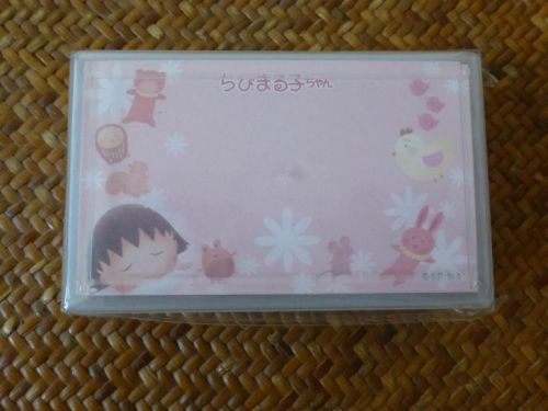 Chibi Maruko Chan Limited 108 pieces Business Card Name Message Note Taiwan NEW