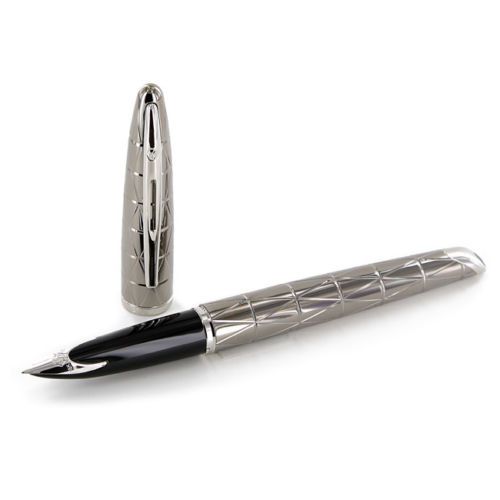 Waterman Carene Contemporary Gunmetal ST Medium Point Fountain Pen - 1771539