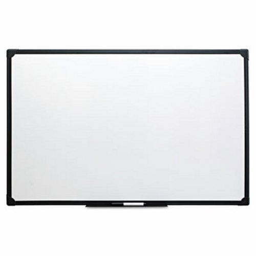 Universal Dry Erase Board, Melamine, 36 x 24, Black Frame (UNV43628)