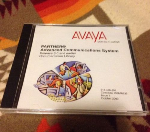 Avaya Partner Advanced Communications System Release 3.0 Documentation Library