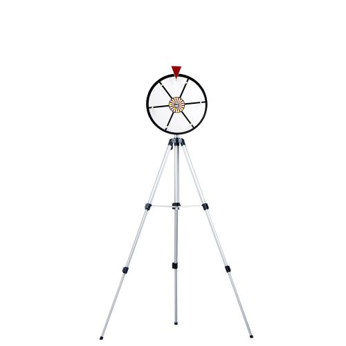 12&#034; white dry erase prize wheel w/ floor stand for sale