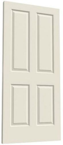 Atherton 4 panel raised primed moulded solid core mdf wood interior doors slabs for sale