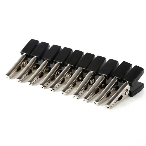 20pcs durable copper plated metal battery clips alligator clamps electrical clip for sale