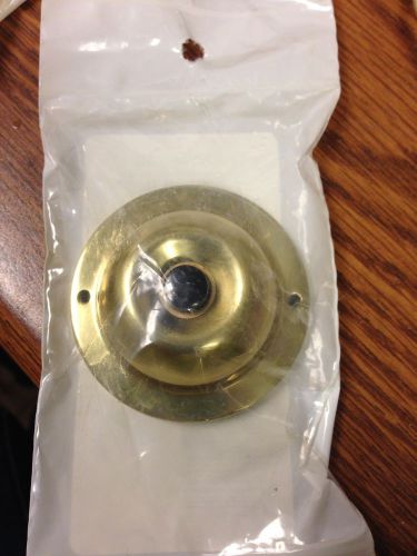 NEW EDWARDS SIGNALING SOLID BRASS SURFACE MOUNT 600 PUSHBUTTON