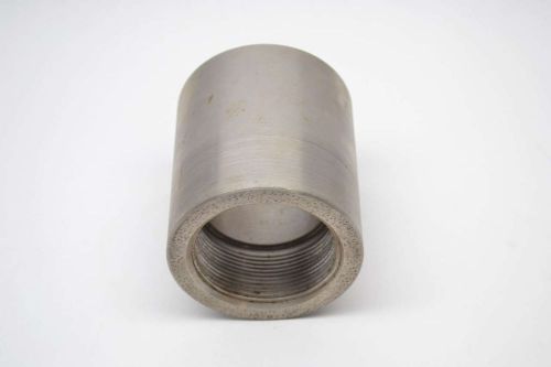 NA 2IN STAINLESS SOCKET WELD THREADED NPT PIPE COUPLING FITTING B414306