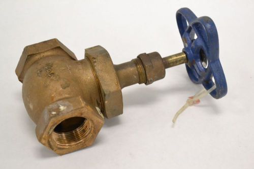 Nibco t-235-y 150swp 300wog 150 brass threaded 1-1/4 in npt globe valve b267447 for sale