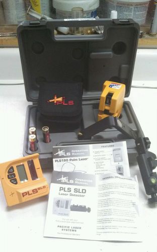 PLS PLS180 Level System WITH SLD HAND HELD DETECTOR pacific laser systems