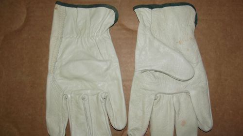 NEW Wells Lamont 100% Cowhide Leather Work &amp; Driving Gloves, 1 Dozen, Medium