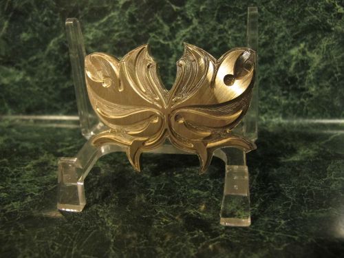 Brass TRIBAL BUTTERFLY Leather Craft Book Binding Press Tool Stamp embossing die