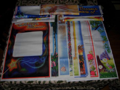 101 Blank Sublimation Tapestries MANY DESIGNS W/ Hangers Kid Beach Romantic NOS
