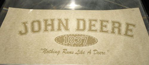 Vintage Original John Deere  Iron On Transfer J10