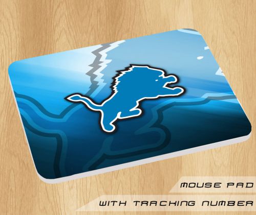 Detroit Lions Football Team Logo Mouse Pad Mat Mousepad Hot Gift Game