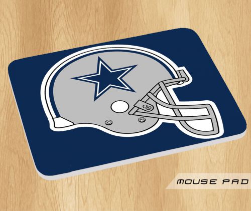 Dallas Cowboys Helmet Logo Smile Mouse Pad Mat Mousepad Hot Gift