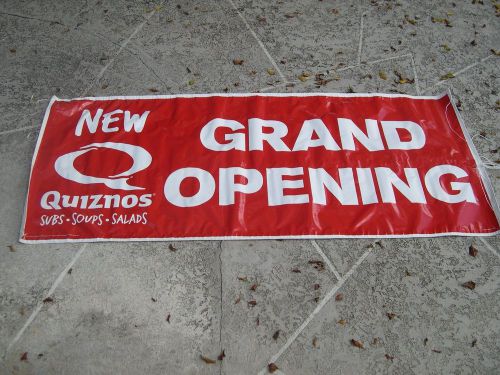 Quiznos grand opening banner