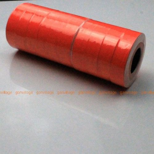 Orange 5500 Labels Paper For MX-6600 2 Line Price Gun