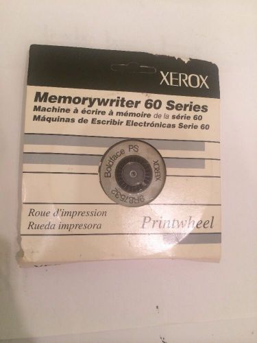 Xerox memorywriter 60 series printwheel for sale