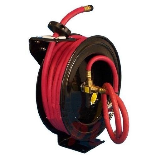 Retractable air hose tools compressor garage shop service home 300 psi 3/8&#034;x 50&#039; for sale