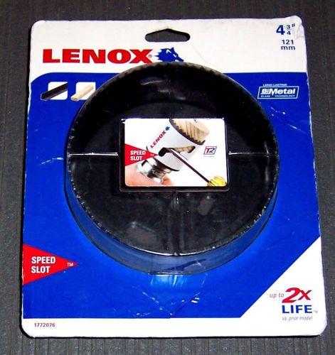Lenox Tools 1772076 4-3/4&#034; Bi-Metal Speed Slot Hole Saw