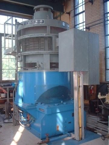 1000 kw teledyne / louis-allis hydroelectric generating system for sale
