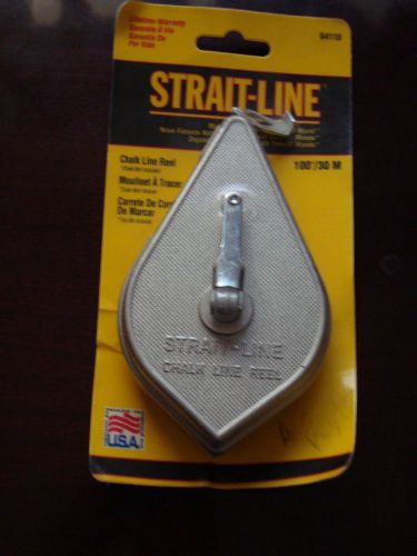 STRAIT LINE CHALK LINE REEL-BRAND NEW ORIGINAL PACKAGE-100&#039;/30M-AMERICAN TOOL
