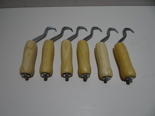 Rebar Tie Wire Twister- 6 pc pack w/wooden handle FREE SHIPPING!!!!