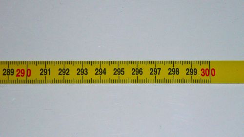 Metal Adhesive Backed Ruler - 1/2 Inch Wide X 3 Meters Long - Left - Metric