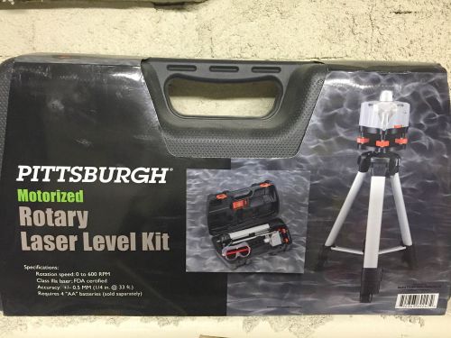 Motorized rotary laser level kit, brand new, in original case, for sale