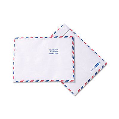 Tyvek USPS Air Mail Mailer, Side Seam, 10 x 13, White, 100/Box R1600