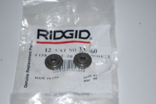2 RIDGID F-158/33160 PIPE CUTTER WHEEL