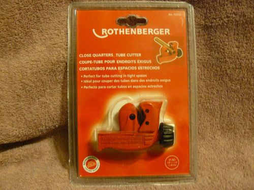Rothenberger close quarters tubing cutter 1/8&#034; to 1-1/8&#034;, #70015