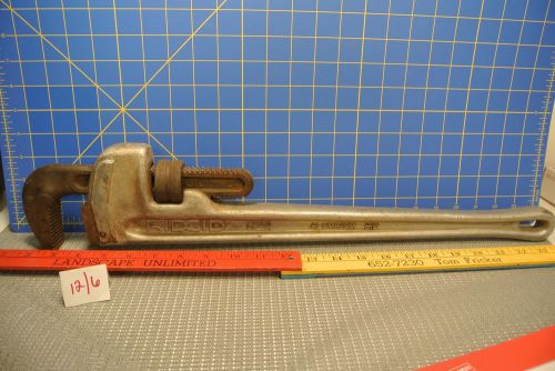 Ridgid 825 24&#034; aluminum pipe wrench for sale