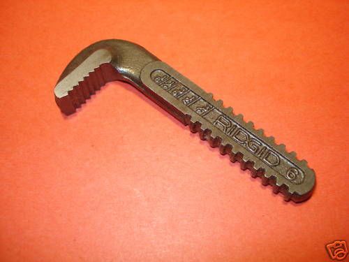 Ridgid 31555 replacement hook jaw for 6&#034; pipe wrench for sale