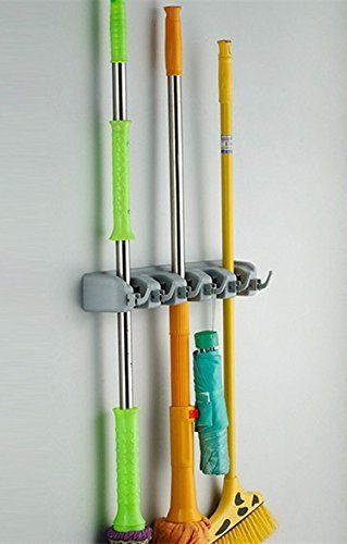 Non slide tight grip heavy duty cleaning utilities wall organizer 5 balls 6 hook for sale