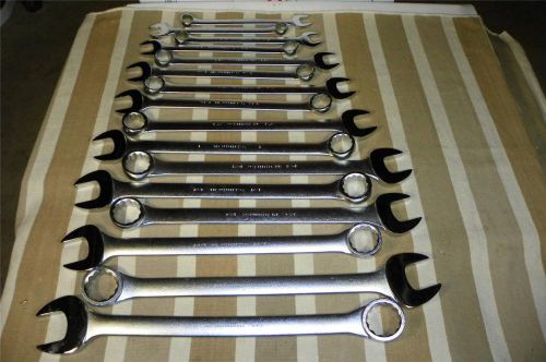 New proto j1200f-hd 16 piece combo wrench set 1-5/16 - 2-1/2 fast ship made usa for sale