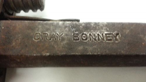 GRAY - BONNEY 14&#034; PIPE WRENCH VINTAGE TOOLS