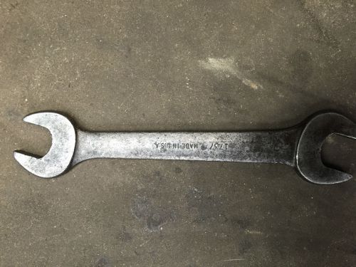 Billings Vitalloy 1737 open end wrench 1-1/4&#034; and 1-1/8&#034;