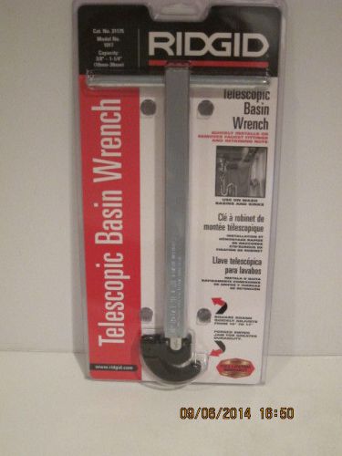 Ridgid 31175 10-inch-to-17-inch telescoping basin wrench with capacity of 3/8-in for sale