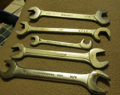 Lot of 6 wrenches mac, proto, blue point, wright for sale