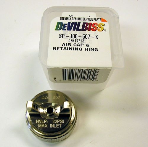 Devilbiss - SP-100-507-K Air Cap &amp; Retaining Rings