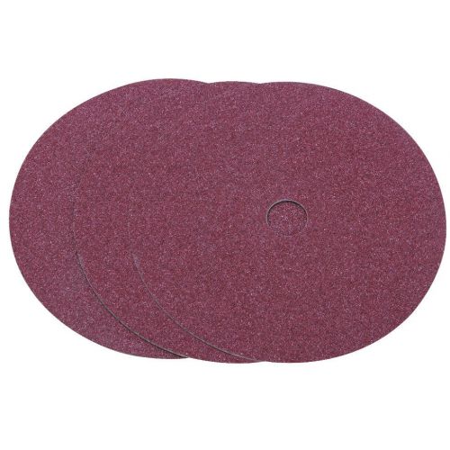 7&#034; 36 grit resin fiber sanding discs 3 pieces 7/8&#034; arbor aluminum oxide abrasive for sale