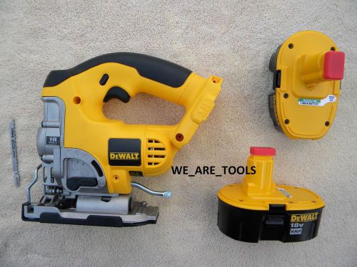 New dewalt 18v dc330 cordless jig saw,blade, 2 dc9096 xrp battery,18 volt jigsaw for sale