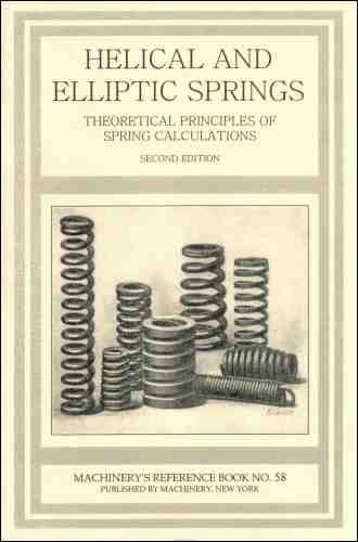 Helical and elliptic springs: theoretical principles of spring calculations for sale