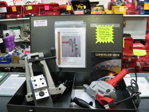 Rex wheeler 3090 portable hole cutter system 43/4&#034; ( new ) for sale