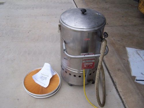 Fry-saver f-100 commercial grease pump &amp; filter + 2 new cecilware filters  f100 for sale