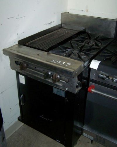 Wolf range burners and griddle 2 burners 12 inch griddle; natural gas for sale
