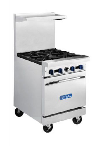 Royal range rr-4 four burner range w/ standard oven- 147,000 btu&#039;s (new) for sale