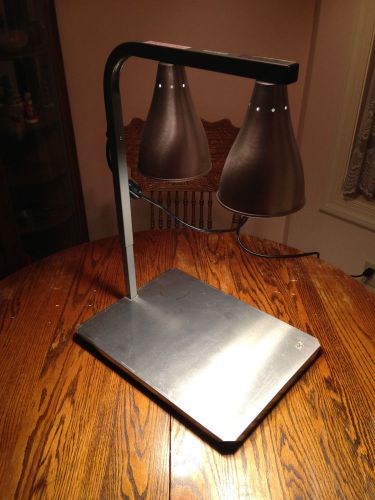 Bw-2-120 eagle group - redhots heat lamp, portable, 2 bulb c-frame, adjustable for sale