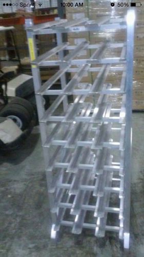 New Age Aluminum Can Rack, 27 Rows, 25&#034; Wide - Hold #10 and #5 Cans